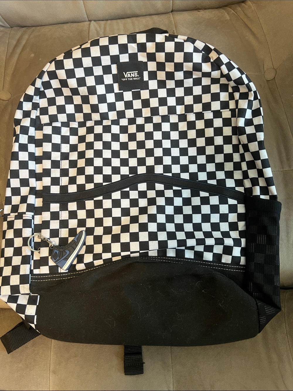 Vans Black and White Checkerboard Backpack